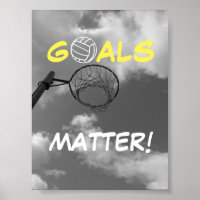 Goals Matter Motivational Netball Quote