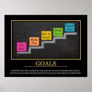 GOALS - Motivational Print for Kids