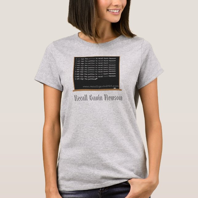 Goals on the chalkboard T-Shirt (Front)