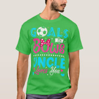 Goals Or Bows Funny Uncle Loves You Gender Reveal