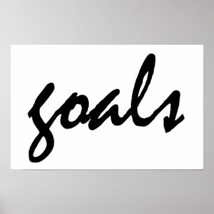 Goals Poster