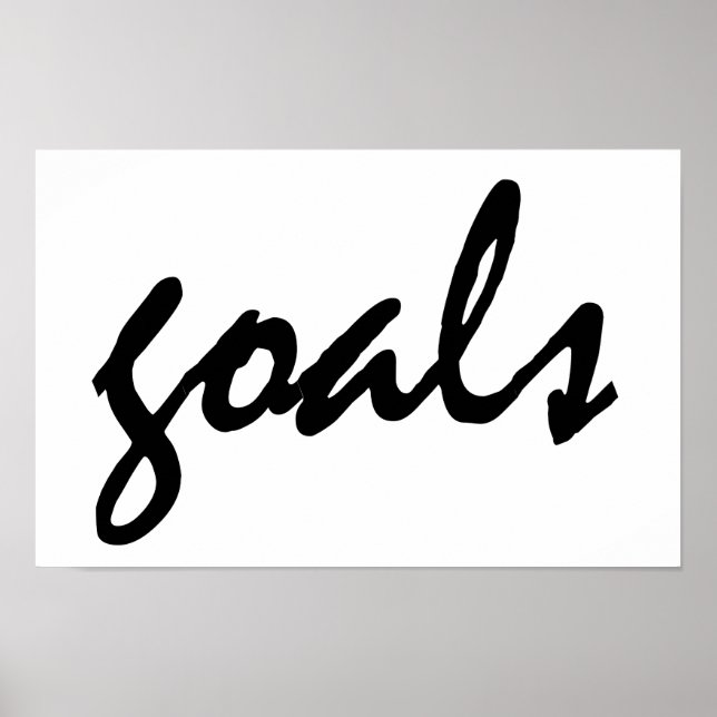 Goals Poster (Front)