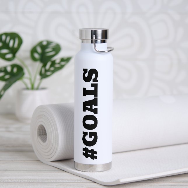 #GOALS WATER BOTTLE (Yoga)