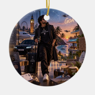 Goan Londonkar • Two Cities One Soul • Same Roots  Ceramic Tree Decoration