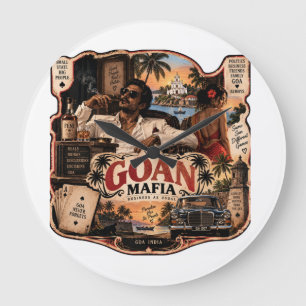Goan Mafia – Goa Pride Large Clock