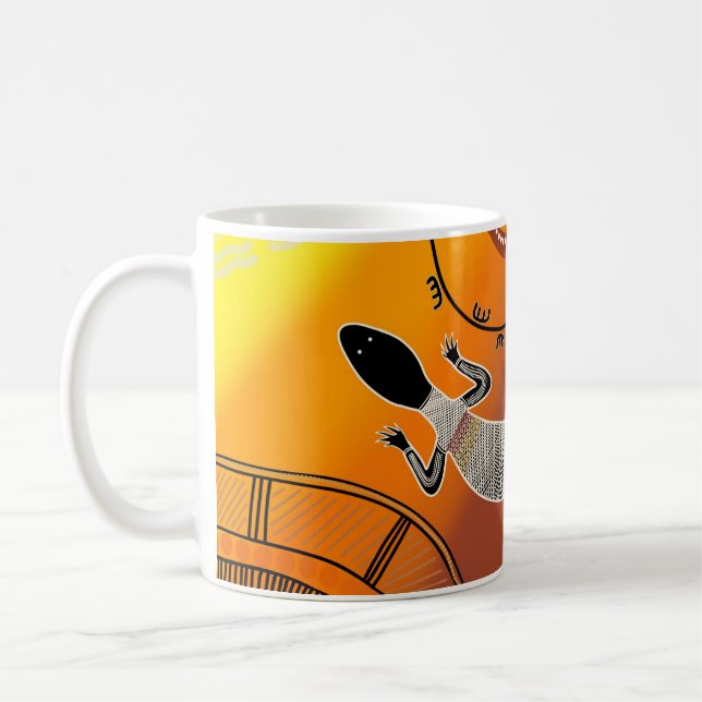 Goanna Dreaming  Coffee Mug (Left)