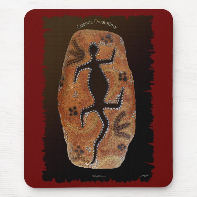 GOANNA DREAMING Mouse Pad (Front)