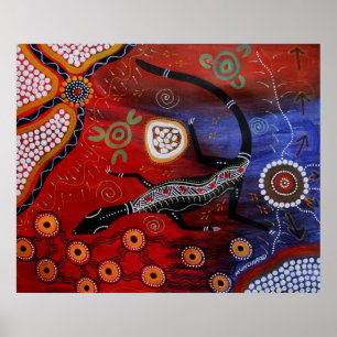 Goanna Dreaming Poster