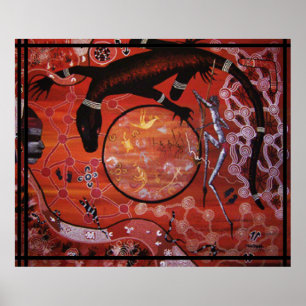 Goanna Dreaming Poster