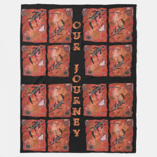 Goanna Journey Fleece Blanket