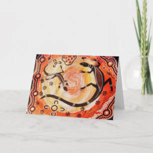 Goanna's at Sunrise Card