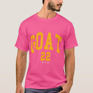 Goat 22 Basketball Number 22 Basketball T-Shirt