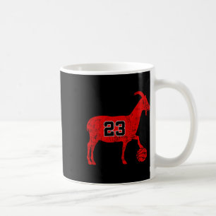 Goat 23 For Men Women Kids Fun Bysketbyll Coffee Mug