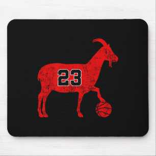 Goat 23 For Men Women Kids Fun Bysketbyll  Mouse Mat