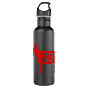 GOAT 23 Vintage Jordan Red  710 Ml Water Bottle