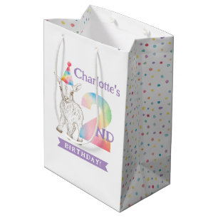 Goat 2nd Birthday Gift Bag – Farm Animal Party Fav
