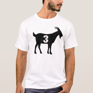 Goat 3 G.O.A.T. Number Three Goat T-Shirt
