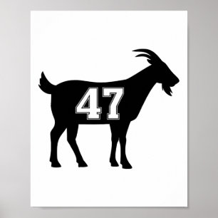 Goat 47 Trump Number 47 President Trump Goat 47 Tr Poster