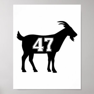 Goat 47 Trump Number 47 President Trump Goat 47 Tr Poster