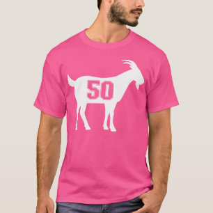 Goat 50 GOAT Number Fifty Goat T-Shirt