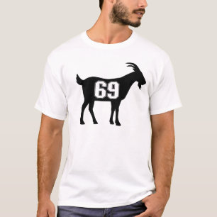 Goat 69 G.O.A.T. Number Sixty Nine Goat T-Shirt