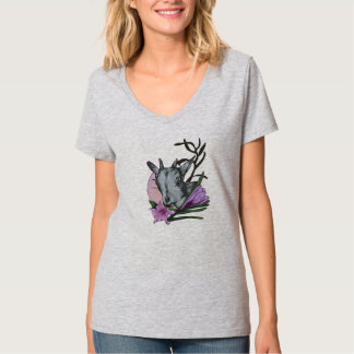 Goat and flowers T-Shirt