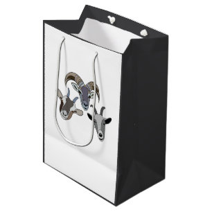Goat Animal Funny Goat Medium Gift Bag