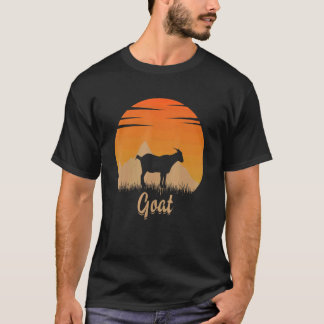 Goat Animal Hot In The Mounta In Nature T-Shirt
