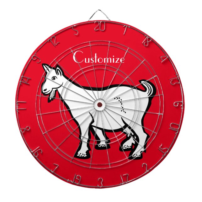 Goat Animal Thunder_Cove   Dartboard (Front)