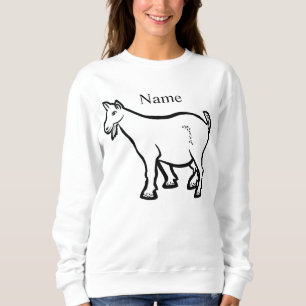 Goat Animal Thunder_Cove Poster Sweatshirt