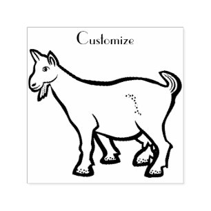 Goat Animal Thunder_Cove   Self-inking Stamp