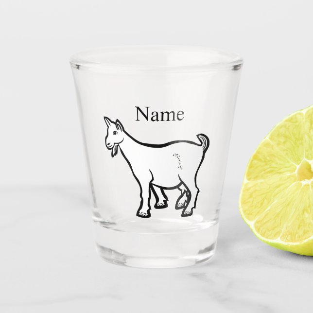 Goat Animal Thunder_Cove Shot Glass (Front)