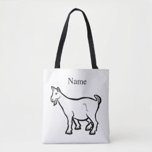 Goat Animal Thunder_Cove Tote Bag