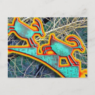 Goat art #2 Postcard