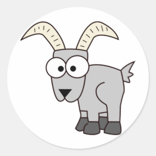 GOAT ART CLASSIC ROUND STICKER