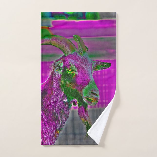 Goat Art Hand Towel (Hand Towel)