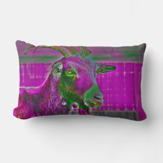 Goat Art Lumbar Cushion