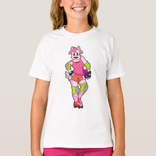 Goat as Inline Skater with Inline Skates T-Shirt