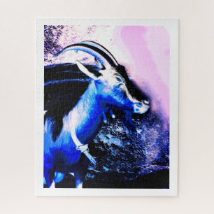 Goat at night jigsaw puzzle