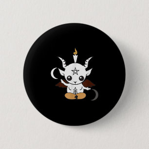 Goat Baphomet Halloween Gift 6 Cm Round Badge