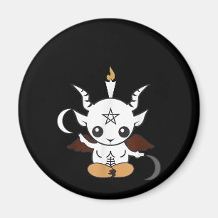 Goat Baphomet Halloween Gift Magnet