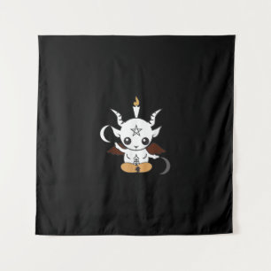 Goat Baphomet Halloween Gift Tapestry