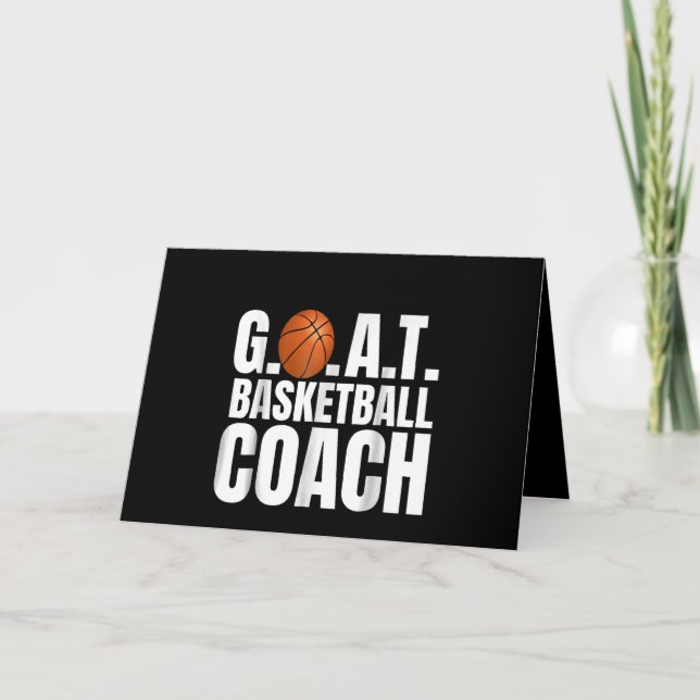 Goat Basketball Coach Gift Card (Front)