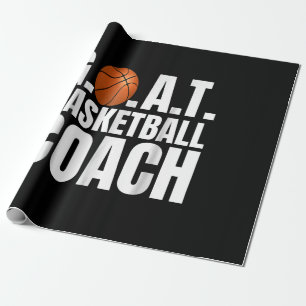 Goat Basketball Coach Gift Wrapping Paper