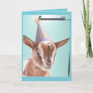 Goat Birthday Card