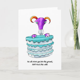 Goat Birthday Card