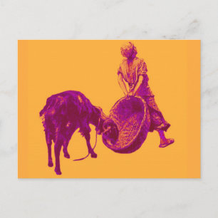 Goat Boy Vintage Meyerheim Pop Art Cute 1893 Child Postcard