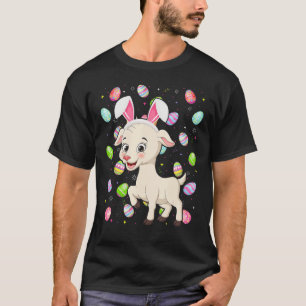 Goat Bunny Easter Egg   Funny Goat Easter Sunday T-Shirt