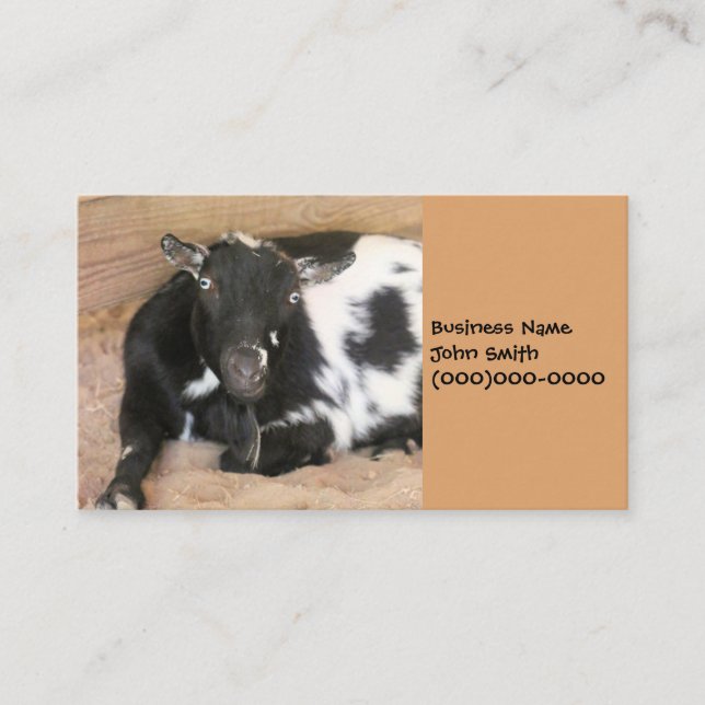 Goat Business Card (Front)