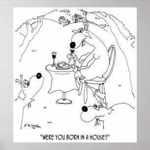 Goat Cartoon 6928 Poster